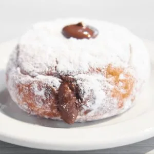 Mediana rellena de nutella